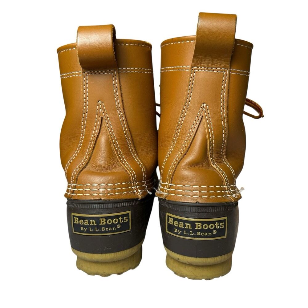 L.L. Bean 6" Bean Boots Duck Boots Leather Rubber Sole‎ | 6M Women’s Made In USA - Picture 4 of 10